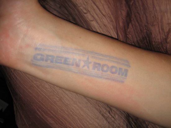 Green Room stamp