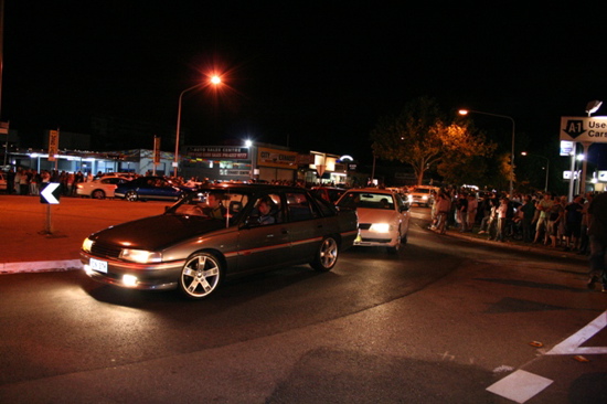 Braddon by night during Summernats