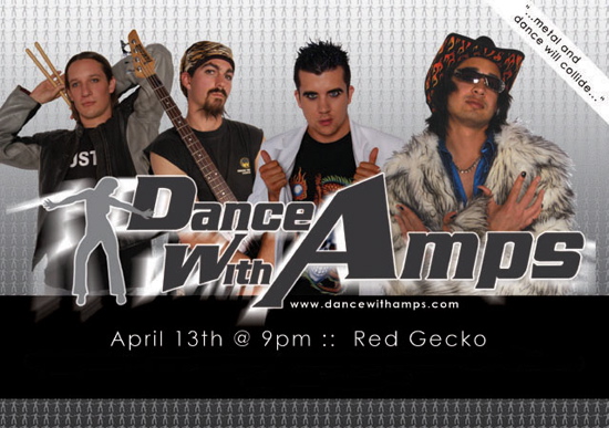 Dance With Amps flyer