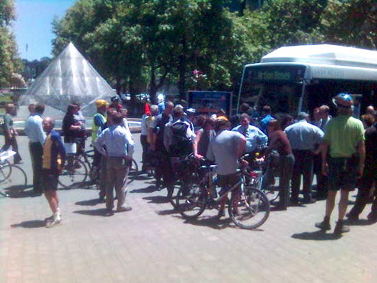 Bus Bike Rack Demo in Civic, picture 2