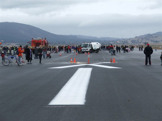 Runway extension open day