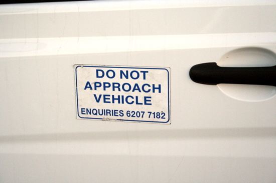 Canberra Speed Van Close Up